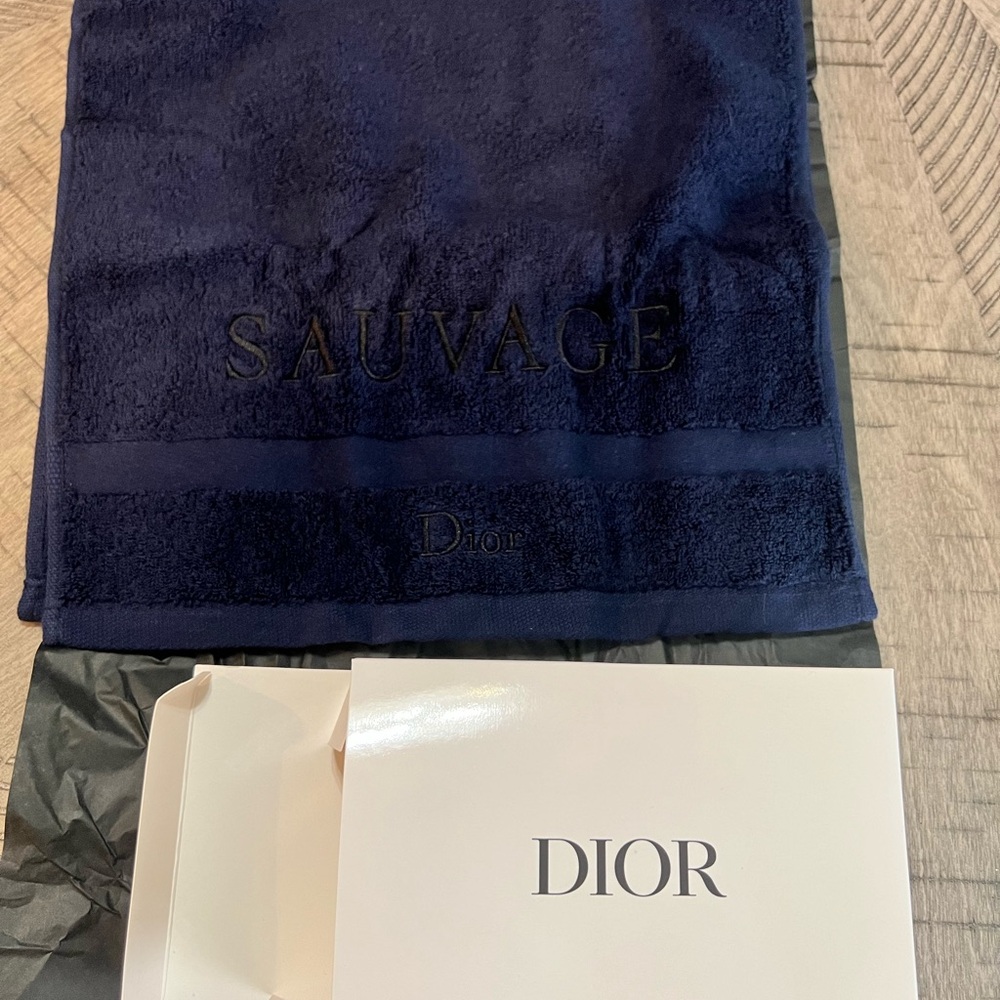 NEW DIOR Sauvage 100% cotton hand towel